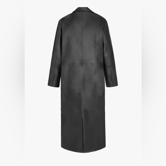 ZARA X KAIA LEATHER TRENCH SZ XS/S - Picture 3 of 6